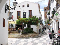 Altea's streets are very picturesque. Altea villa